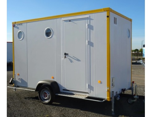 Abri mobile aménagé  - 750 kg Modèle DE400 Electrique 4 personnes - Eligible à l’aide CARSAT