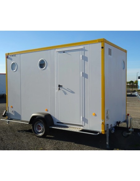 Abri mobile aménagé  - 750 kg Modèle DE400 Electrique 4 personnes - Eligible à l’aide CARSAT