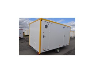 Abri mobile aménagé - 1600 kg Modèle DD416 Bi-énergie 5 personnes - Eligible à l’aide TOP BTP