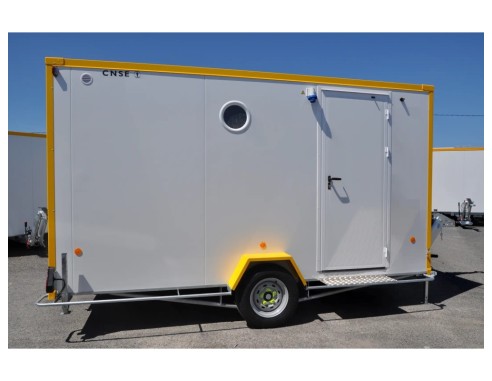 Abri mobile aménagé - 1350 kg Modèle DE413 Bi-énergie 4 personnes - Eligible à l’aide CARSAT