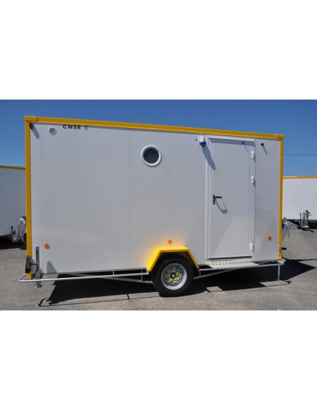 Abri mobile aménagé - 1350 kg Modèle DE413 Bi-énergie 4 personnes - Eligible à l’aide CARSAT