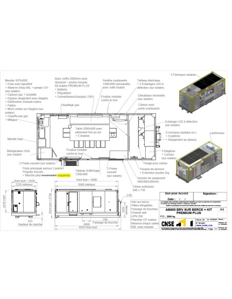 Base Vie AB600 BRV sur Berce + Kit Premium Plus
