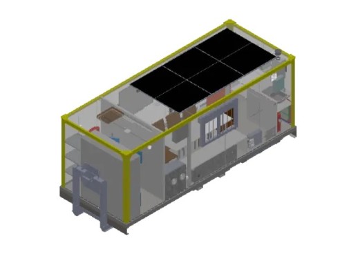 Vente et location Base Vie AB600 BRV sur Berce + Kit Premium Plus à Lille (Seclin) - Base Vie Fixe