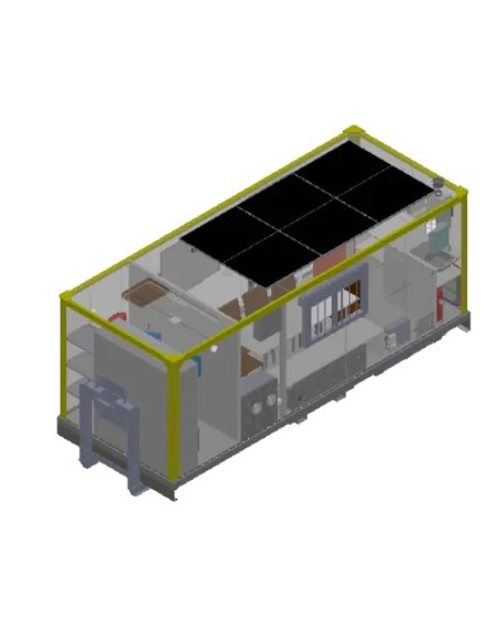 Vente et location Base Vie AB600 BRV sur Berce + Kit Premium Plus à Lille (Seclin) - Base Vie Fixe